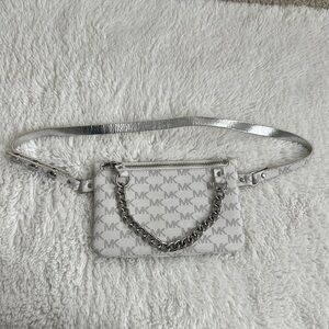 Brand new Michael Kors small white bag